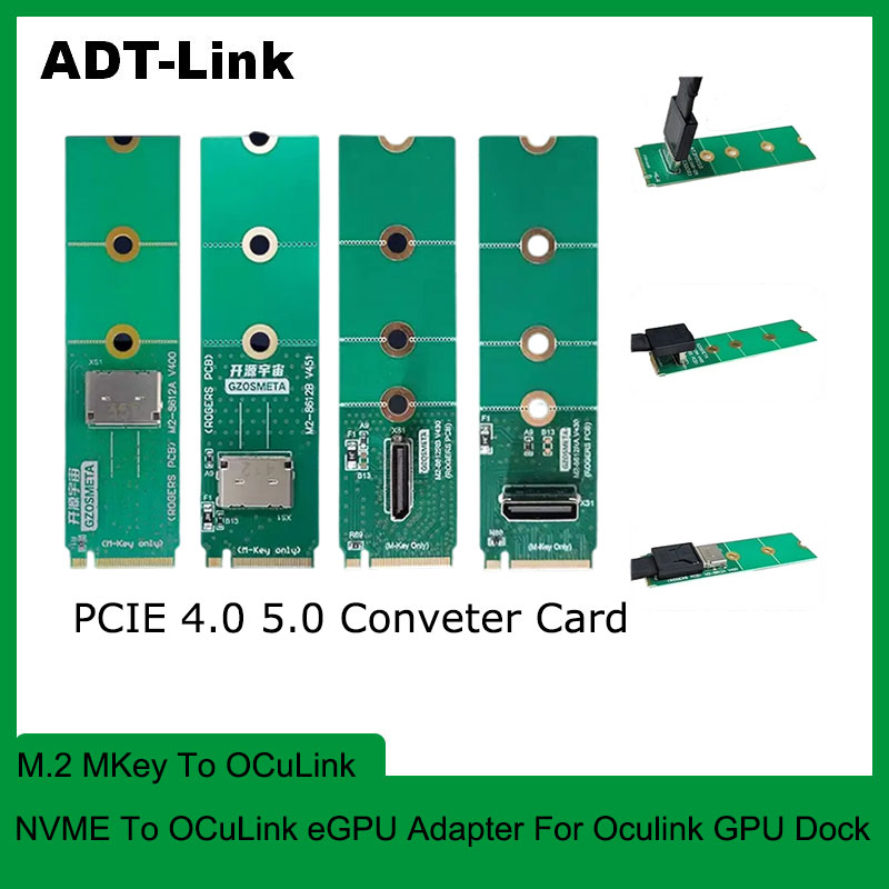 ADT-Link M.2 Ke Oculink Kartu  - Oculink Egpu Dock Graphics Card ulasan dan harga