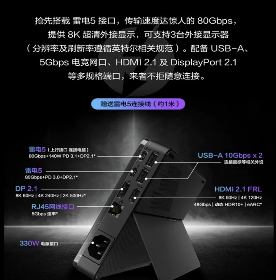 Graphics Dock XG untuk 5070Ti  - Thunderbolt 4 External Gpu Enclosure ulasan dan harga